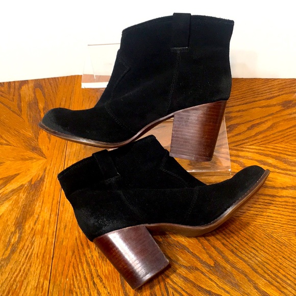 Black suede ankle boot Splendid - Picture 2 of 13